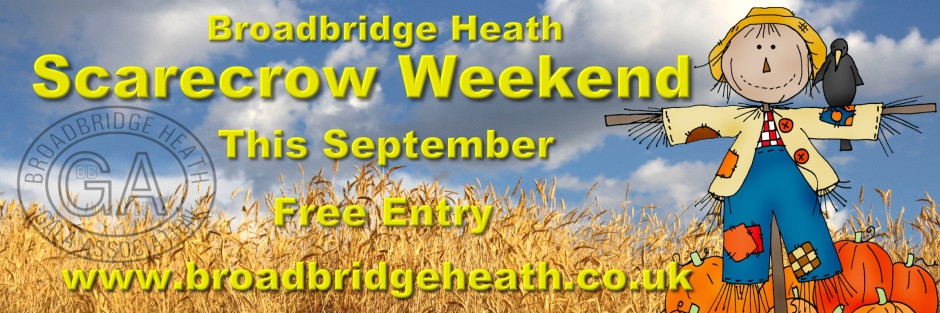 Scarecrow weekend banner